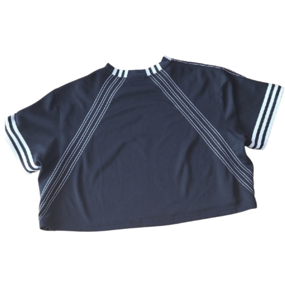 Adidas X Alexander Wang Black and White Limited Edition Striped Top - Picture 5 of 5
